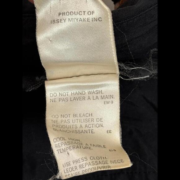 Vintage Issey Miyake Windcoat Black Size Small - Picture 4 of 4